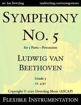 Symphony No. 5 Concert Band sheet music cover